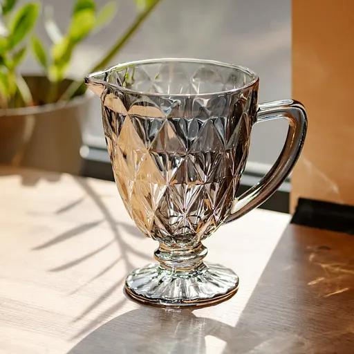 Кувшин для напитков Fractal стеклянный 1 литр HP-19-267 кувшин для лимонада прозрачный Yiwu HP-19-267 - фото 3