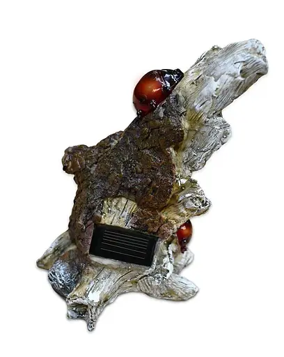 Світильник садовий на сонячній батареї Engard Сонечко на корчі 26 см (FE-10) - фото 3