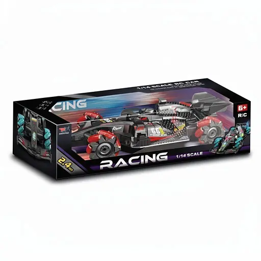 Радиоуправляемая Машина YF 668 P36A-02, Масштаб 1:14, Парогенерация, Роликовые колеса, 360°, Аккум. 3.7V, Синяя - фото 2