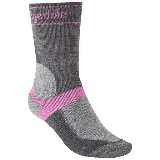 Шкарпетки Bridgedale Mountain Bike Winter Weight T2 Merino Sport Boot Women's Grey/Pink M (1053-710354.823.M)