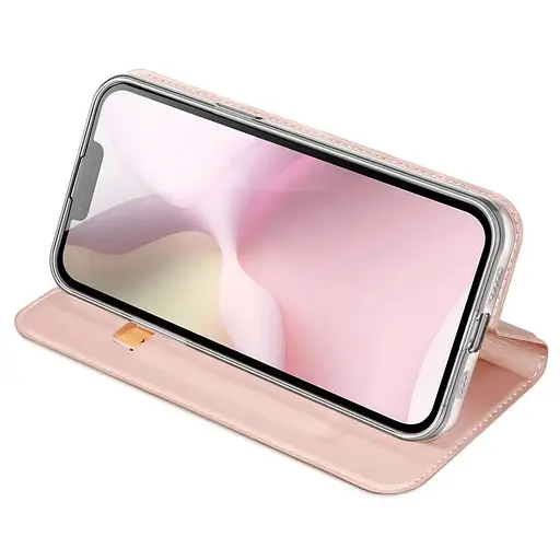 Чехол-книжка Dux Ducis с карманом для визиток для Apple iPhone 16e 6.1 Rose Gold - фото 5