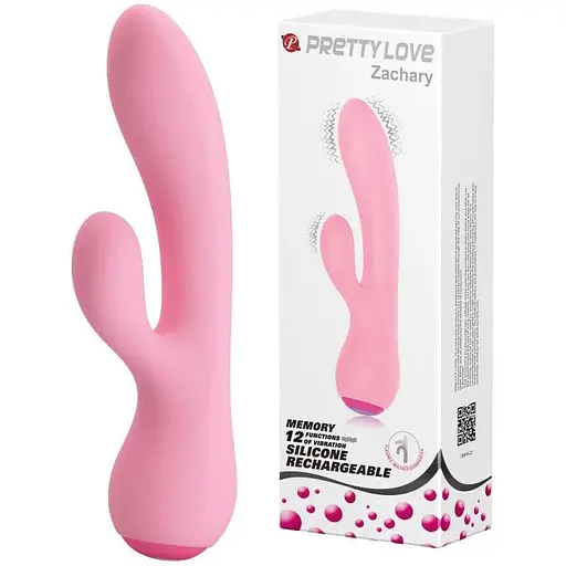 Вібратор Pretty Love Zachary 17.8 см рожевий