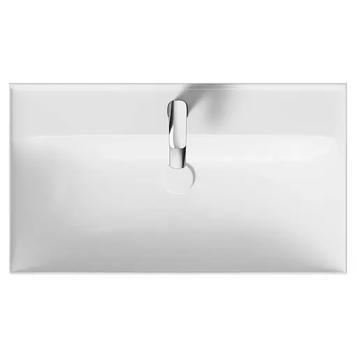 Умивальник меблевий Cersanit Larga 80 см K120-010, Білий - фото 2