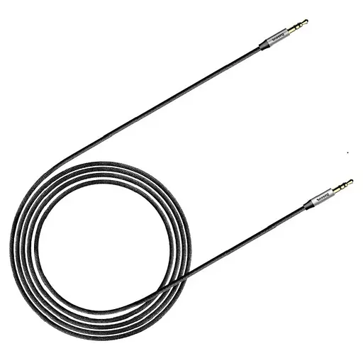 Аудіокабель Baseus Yiven Audio Cable M30 1.5M Silver+Black - фото 1