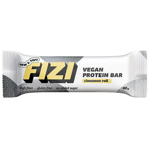 Батончик Fizi Protein Cinammon Roll протеиновый в шоколаде 40 г х 10 шт. шоу-бокс - фото 1