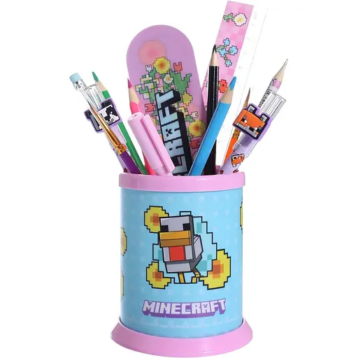 Стакан для письменных принадлежностей Yes Minecraft.Spring разборный (940407)