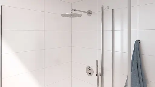 Душова система з термостатом прихованого монтажу Grohe Grohtherm з Rainshower Mono 310 34869000, Хром - фото 8