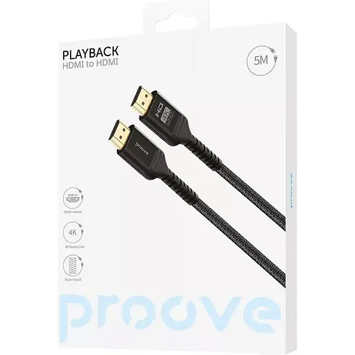 Кабель Proove PlayBack HDMI to HDMI 5м (DCP520003601) [133322] - фото 3