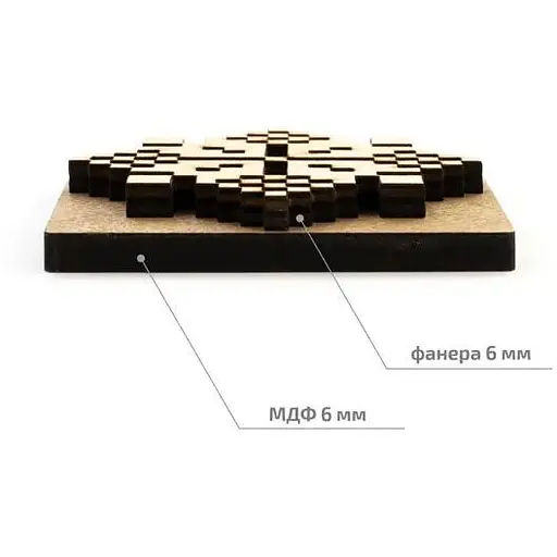 Штамп для вибійки Rosa Talent №19 Вишиванка 7x7см - фото 2