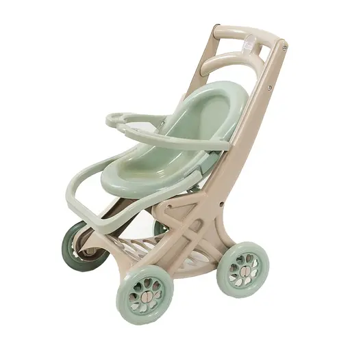 Коляска для кукол с шезлонгом Doloni 0122/01eco бирюзовый - фото 1