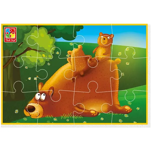 М'які пазли Ведмедик Vladi Toys VT1103-98, 12 елементів