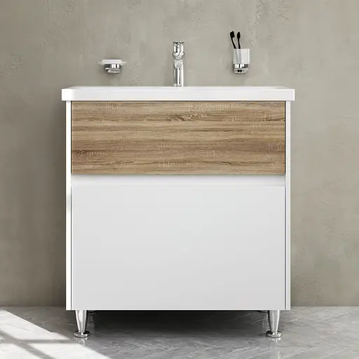 Тумба підлогова AM.PM GEM S 75 см з умивальником M91-FSX0752-WC0752WF38 - фото 2