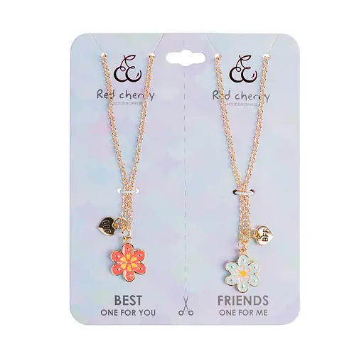 Набор бусы Подружки-ромашки 2шт