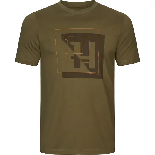Футболка Harkila H-logo S/S T-shirt XXL Dark olive