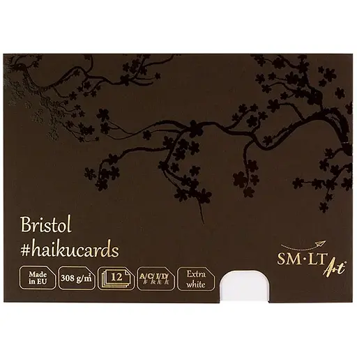 Набор открыток для графики HAIKU в коробке 14.8х21см 308г/м2 12л. SM-LT Art - фото 1