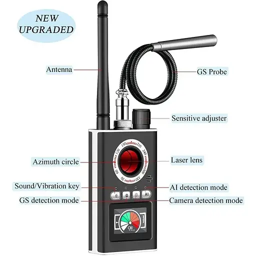 Детектор EVKVO K-88 жучков и скрытых камер с функцией поиска магнитов - фото 2