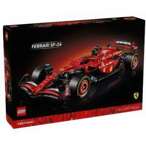 Конструктор LEGO Icons Ferrari F2004 та Міхаель Шумахер 735 деталей (11375) - фото 4
