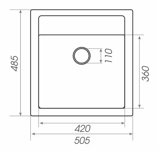 Кухонна мийка Platinum 5149 FIESTA (SP000026572) - фото 5