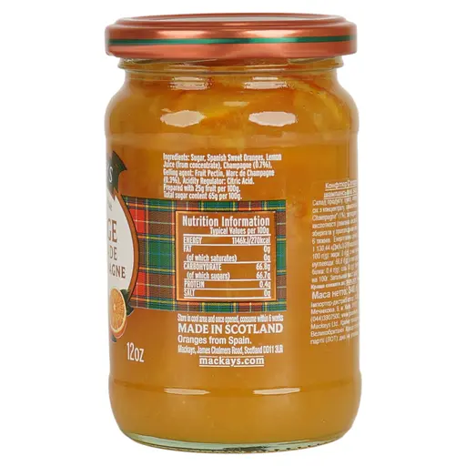 Конфитюр Mackays Сладкий апельсин с шампанским 340 г - фото 5
