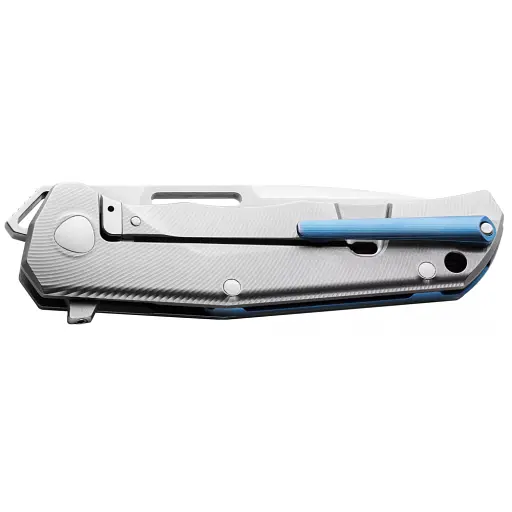 Ніж Lionsteel Q4ttro Titanium Grey - фото 4