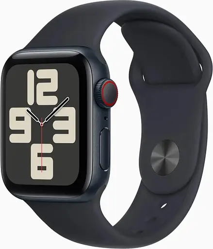 Смарт-часы Apple Watch SE 2 GPS + Cellular 40mm Midnight Alu. Case w. Midnight S. Band - S/M (MRG73/MXFR3/MXGC3) - фото 3