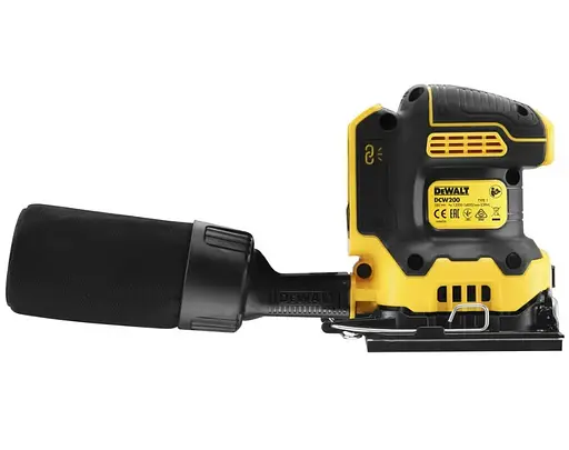 Аккумуляторная вибрационная шлифмашина DeWalt без АКБ и ЗУ DCW200NT - фото 10