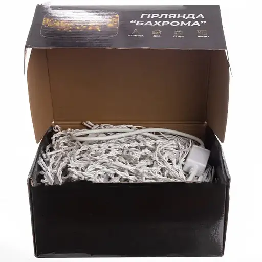 Вулична гірлянда Бахрома GarlandoPro 50 м 840 LED білий дріт Мультиколор 50MWML - фото 5