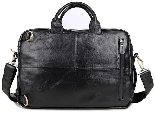 Чоловіча шкіряна сумка Vintage 39,5х29х13 см sum0012442 - фото 3