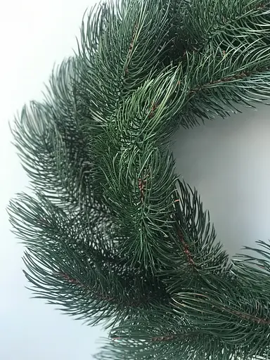 Вінок хвойний Hvoya Сосна литий зелений 60 см - фото 2