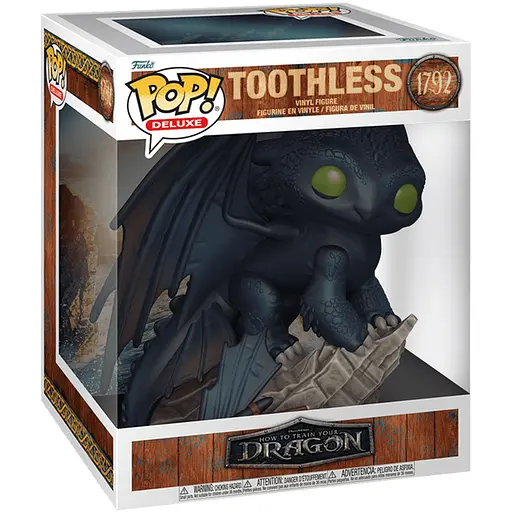 Ігрова фігурка Funko Pop! How to Train Your Dragon Toothless на скелі (86140) - фото 2