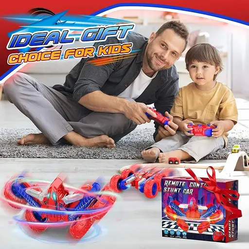 Автомобільні іграшки з дистанційним керуванням: зовнішні двосторонні радіокеровані автомобілі для 4, 5, 6, 7, 8, 9, 10 років - фото 4