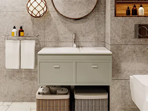 Умивальник Miraggio Jessel 800 0000748, Білий - фото 6