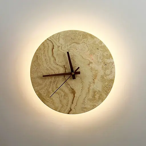 Декоративний круглий світильник-годинник Ø31 см Line F Арт. STW011R-300 - фото 3