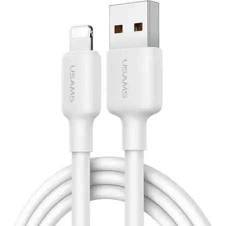 Кабель Usams SJ604 U84 2.4A Lightning Charging Data Cable 1 м Белый
