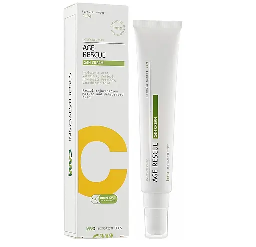 Активный антивозрастной крем Age Rescue 24H Cream Innoaesthetics 50 г - фото 1