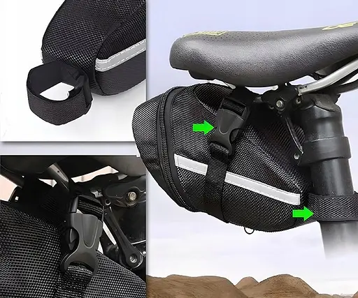 Подседельная велосипедная сумка. велосумка 1L Retoo 20x8x6 см sum0021410 - фото 7