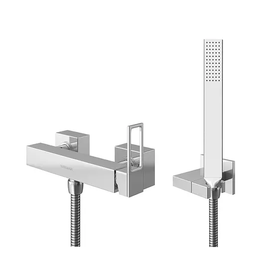 Смеситель для душа Kohlman Nexen chrome настенный KPL-QW120U Хром - фото 1