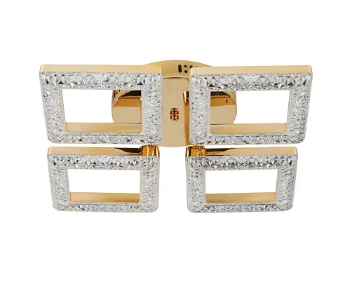 Люстра светодиодная акриловая Sirius 2726/4 GD 40W*2 - фото 2