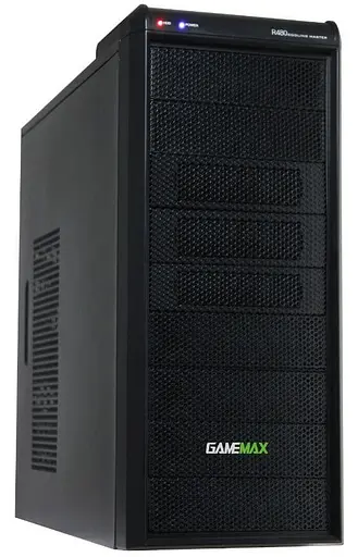 Корпус GameMax MT804-SET-2U3TYC без блока питания, черный (MT804-SET-2U3TYC) - фото 1