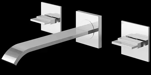 Смеситель для умывальника Kohlman Axis chrome + BOX скрытого монтажа QW193N Хром - фото 2
