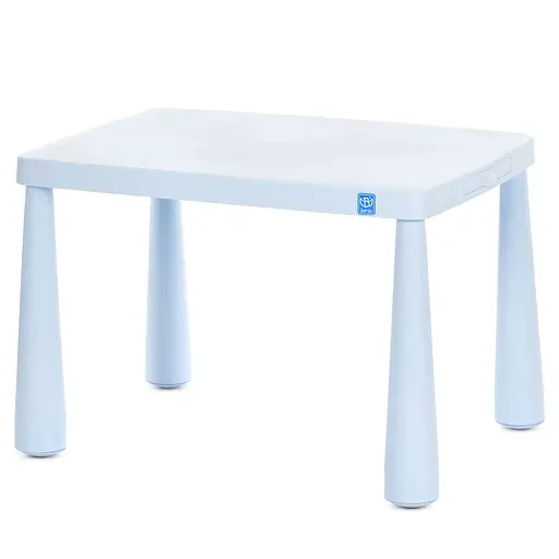 Комплект детской мебели BAMBI M 6176-4: Стол (77х55х52.5 см) и 2 Стула, Пластиковый, Легкий в уходе, Голубой - фото 3