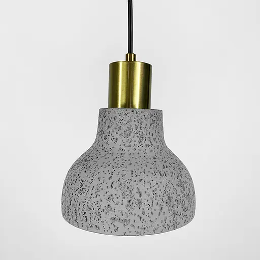 Подвес Terrazzo Toco с серым бетонным плафоном в стиле Ар-деко | Line F | Арт. MJ167/1 GR - фото 4