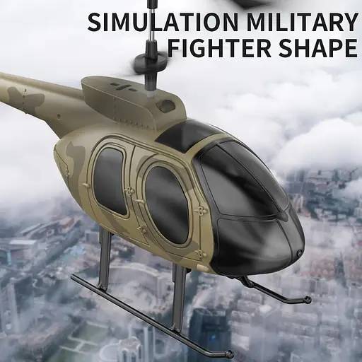 Радиоуправляемый вертолет Kfplan Z16 с гироскопом (Хаки) - фото 8
