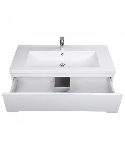 Тумба Мойдодир Octavio 100-A з умивальником Cosmopolitan 100 Білий - фото 4