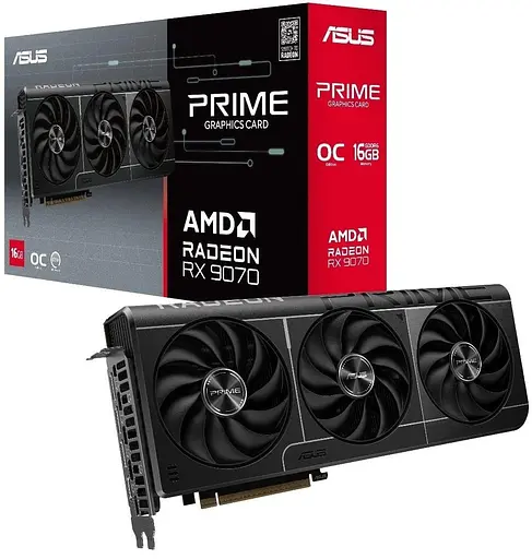 Відеокарта ASUS AMD Radeon RX 9070 16GB Prime OC (PRIME-RX9070-O16G) (GDDR6, 256 bit, PCI-E v5.0 x16) - фото 11