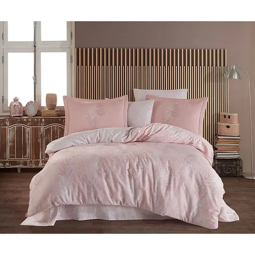 Комплект постельного белья Hobby Exclusive Sateen Fiona евро пудровый (606372)