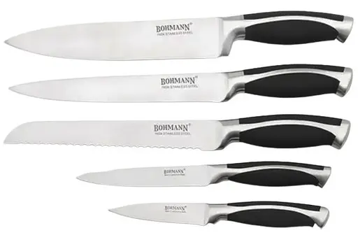 Набор ножей для кухни с подставкой Bohmann BH-5044 кухонные ножи с подставкой - фото 3