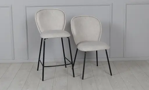 Стілець напівбарний Сімпл світло-сіра - фото 7