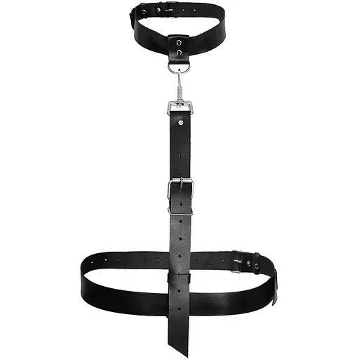 Сексуальная портупея из натуральной кожи Art of Sex - Heidi, XS-2XL