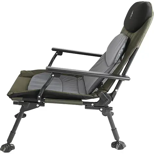 Кресло раскладное Bo-Camp Carp черное/серое/зеленое (1204100) - фото 5